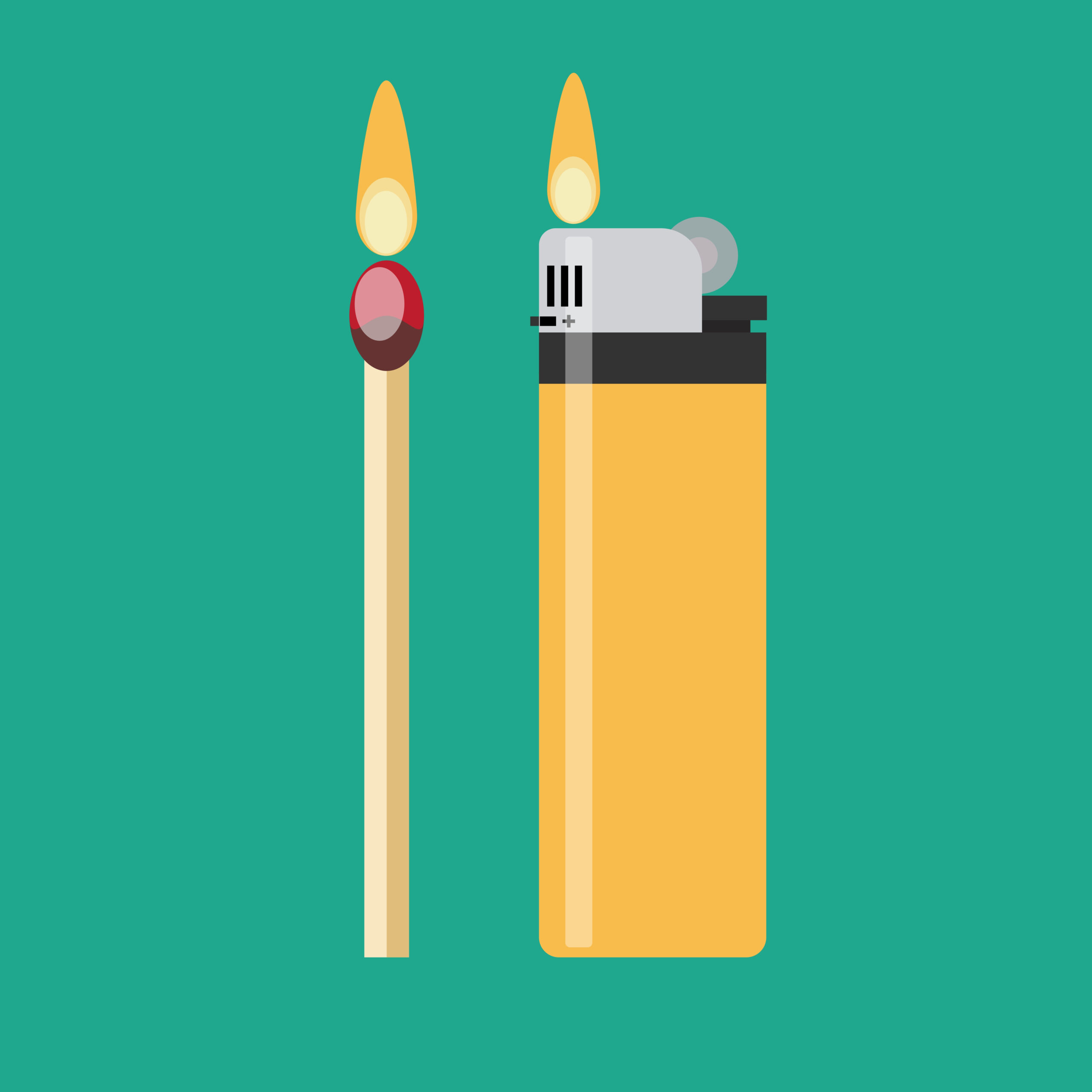 Lighters and Matches should be keep away from small children