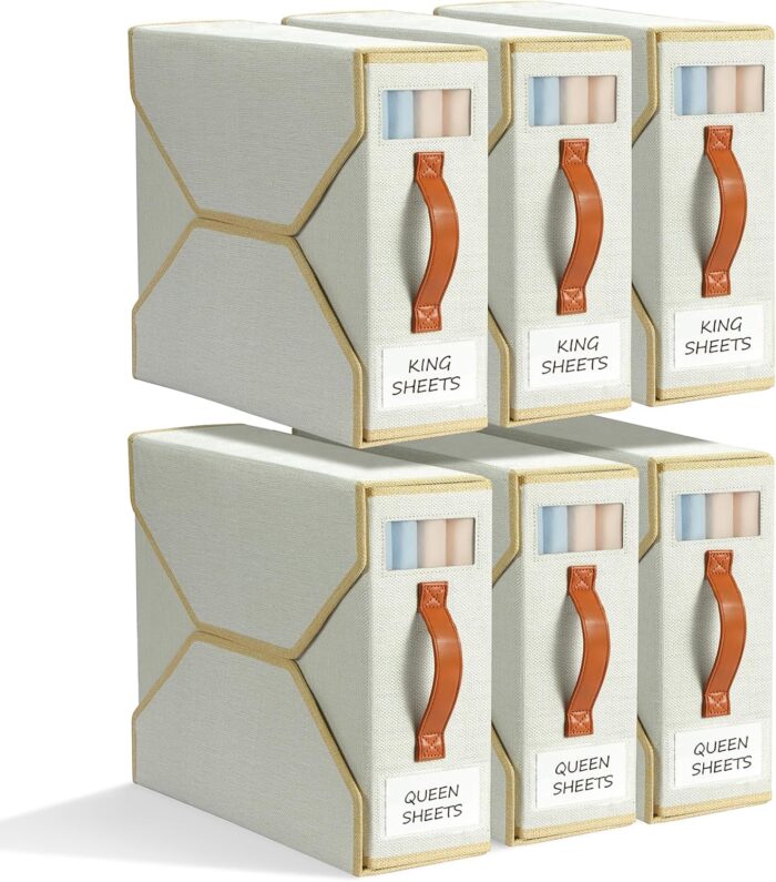 6-Pack Bed Sheet Organizers