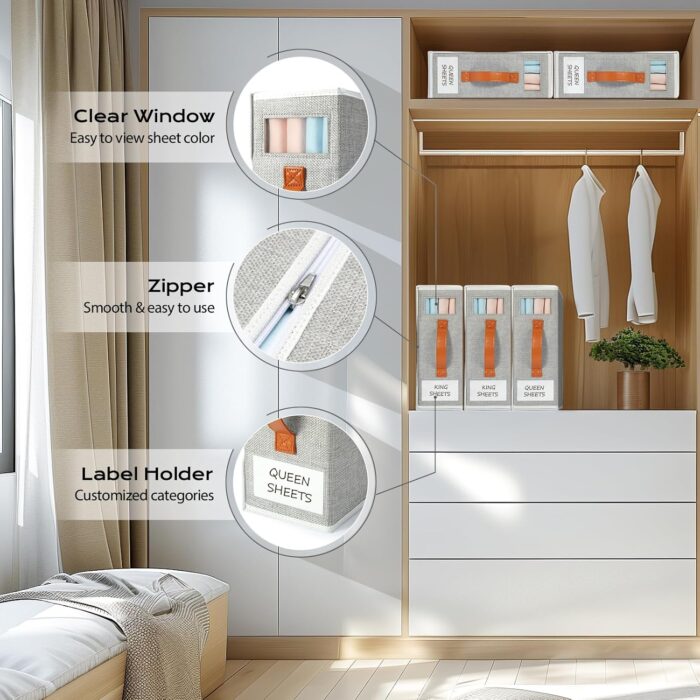 6-Pack Bed Sheet Organizers - Image 5
