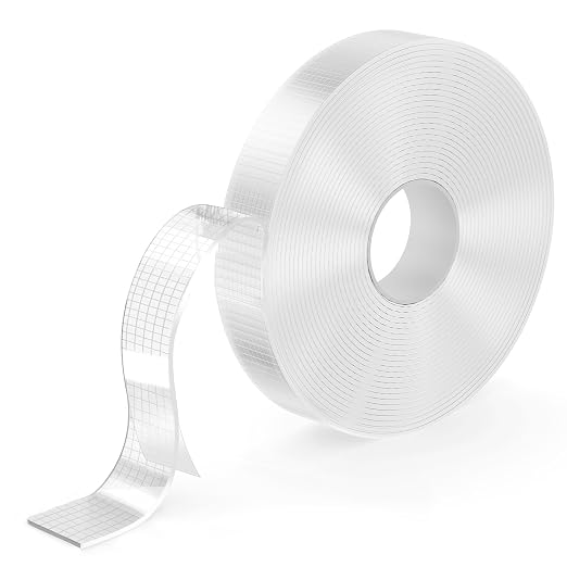 Yecaye 16.4ft Double Sided Tape Heavy Duty, Removable Strong Sticky Nano Mounting Tape, Multipurpose Adhesive Tape for Wall, Poster, Hanging Picture, Home Decor & Cable Channel, W1.18in, 1 Pack - Image 7
