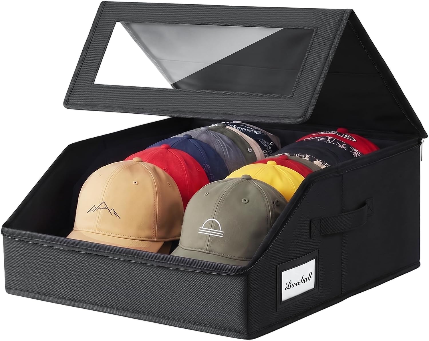 Yecaye Hat Storage for Baseball Caps, Holds Up to 48 Caps